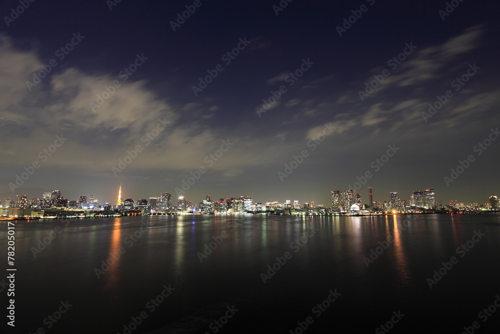 東京湾の夜景