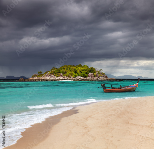 Tropikalna plaża, Morze Andamańskie, Tajlandia