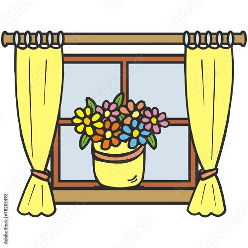 window and flowers