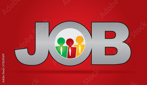 Job search - human resource concept