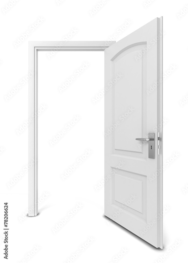 Opened door Opened door