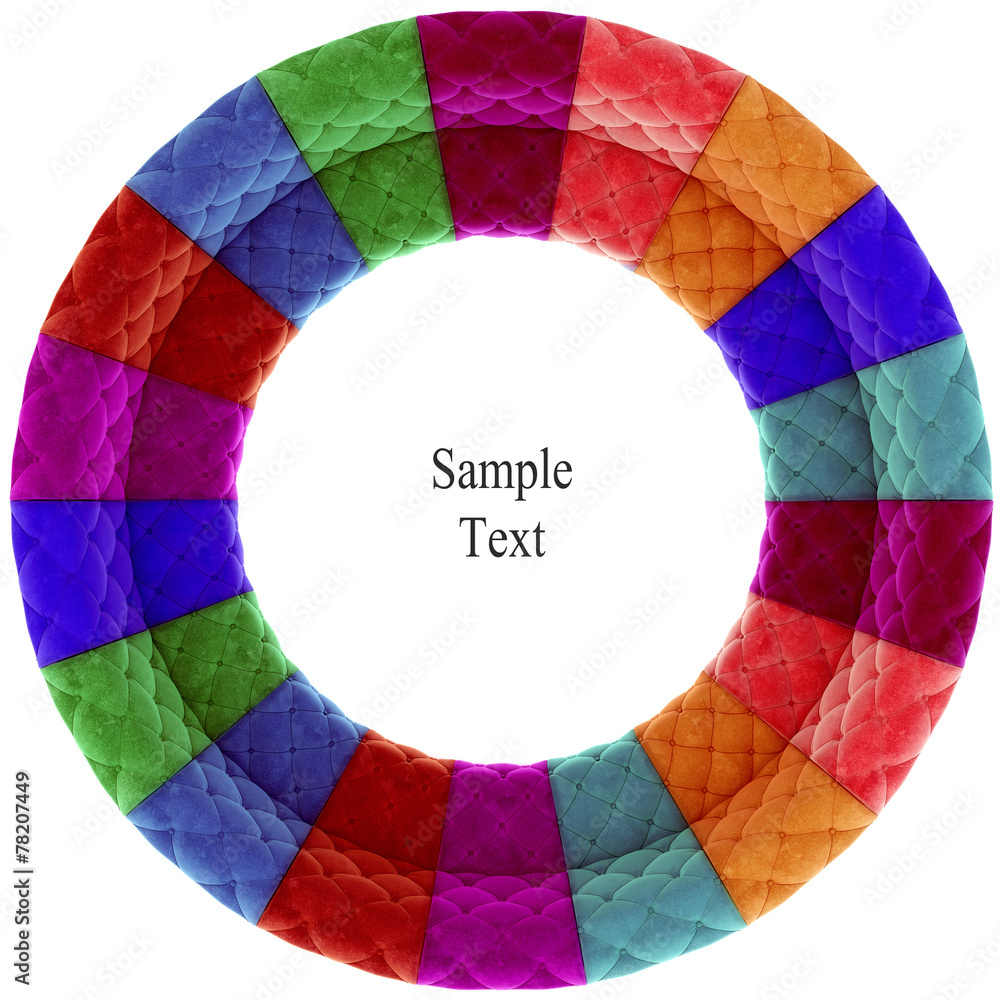 Fototapeta premium Retro velvet circle texture
