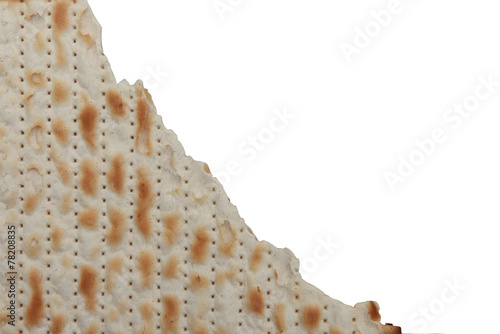 Traditional Jewish holiday food - Passover matzo background
