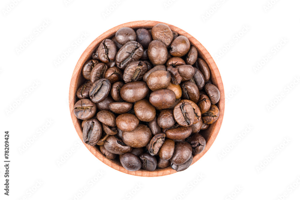 Fototapeta premium Coffee beans in a bowl