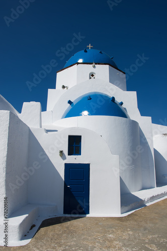 White orthodox Greek church