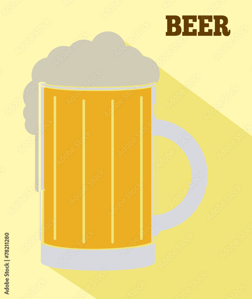 Beer design, vector illustration. Beer design, vector illustration.