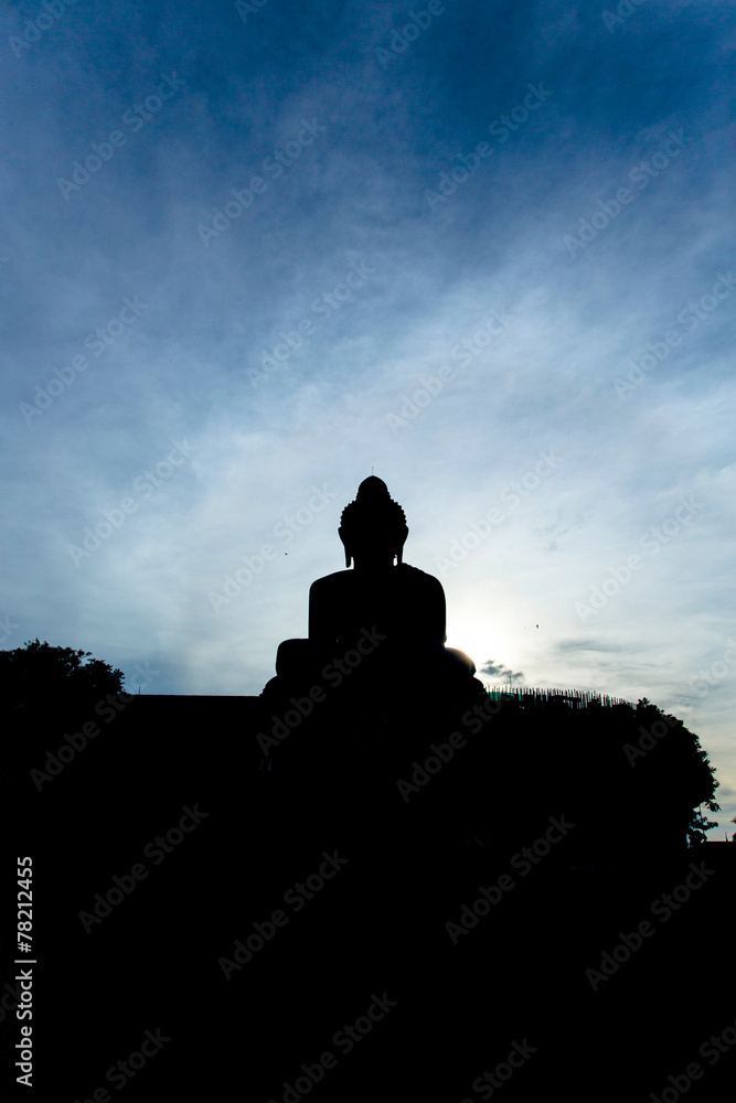Big Buddha Silhouette, Phuket , Thailand