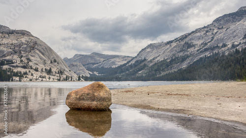 Tioga Lake Yosemite National Park California US photo