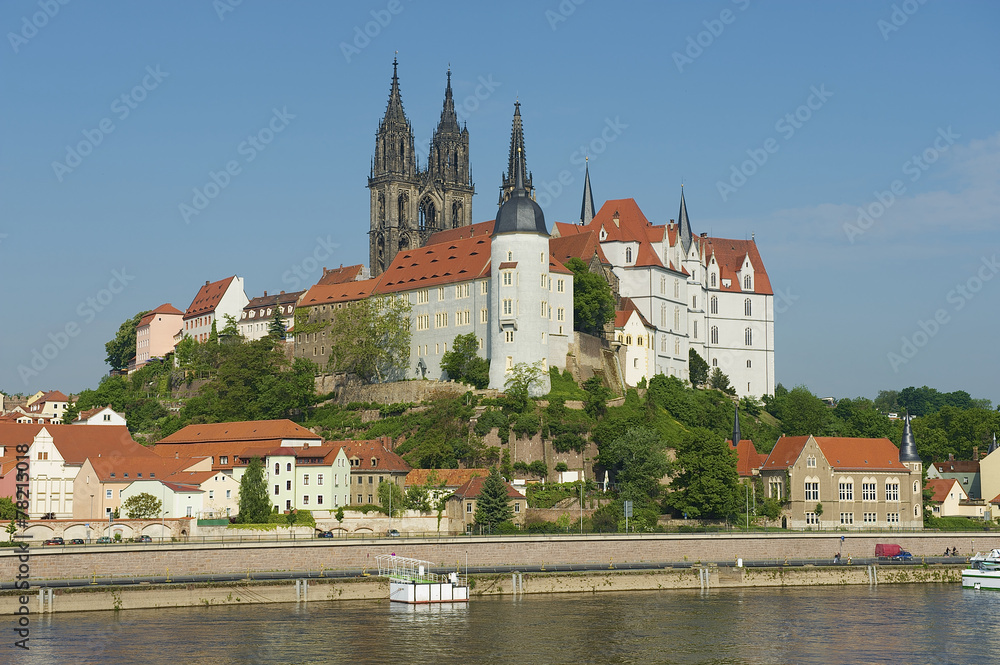 Albrechtsburg castle and Meissen cathedral, Meissen, Germany. Albrechtsburg castle and Meissen cathedral, Meissen, Germany.