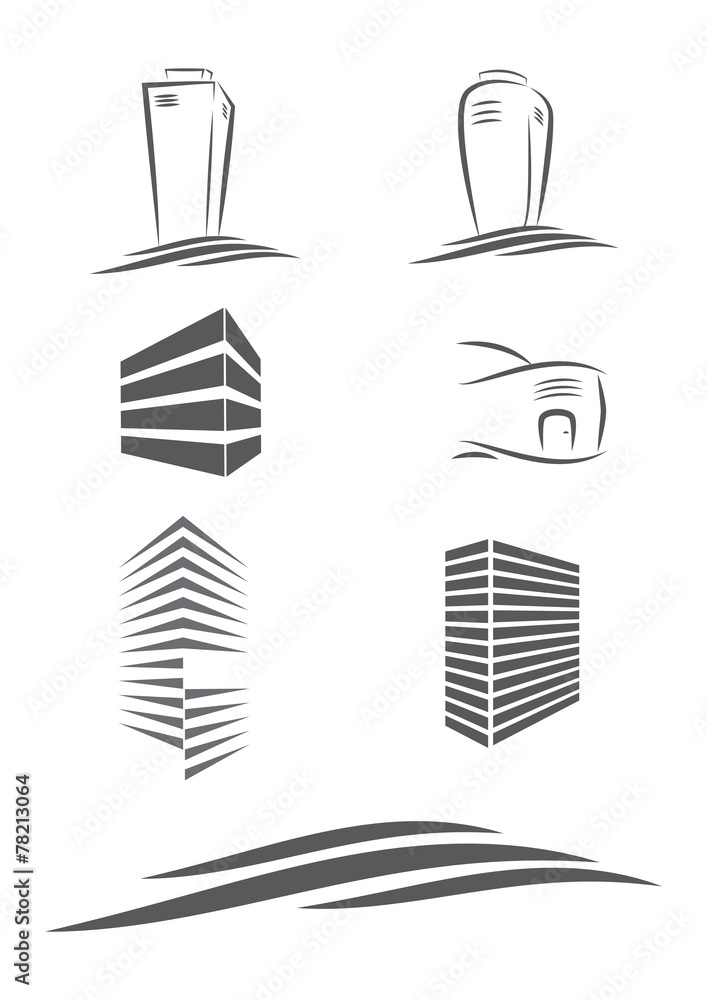 Fototapeta premium real estate vector logo concepts and ideas