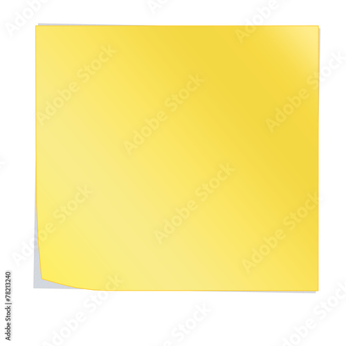 ssn0 SelfStickNotes - sticky note without text - yellow g3179
