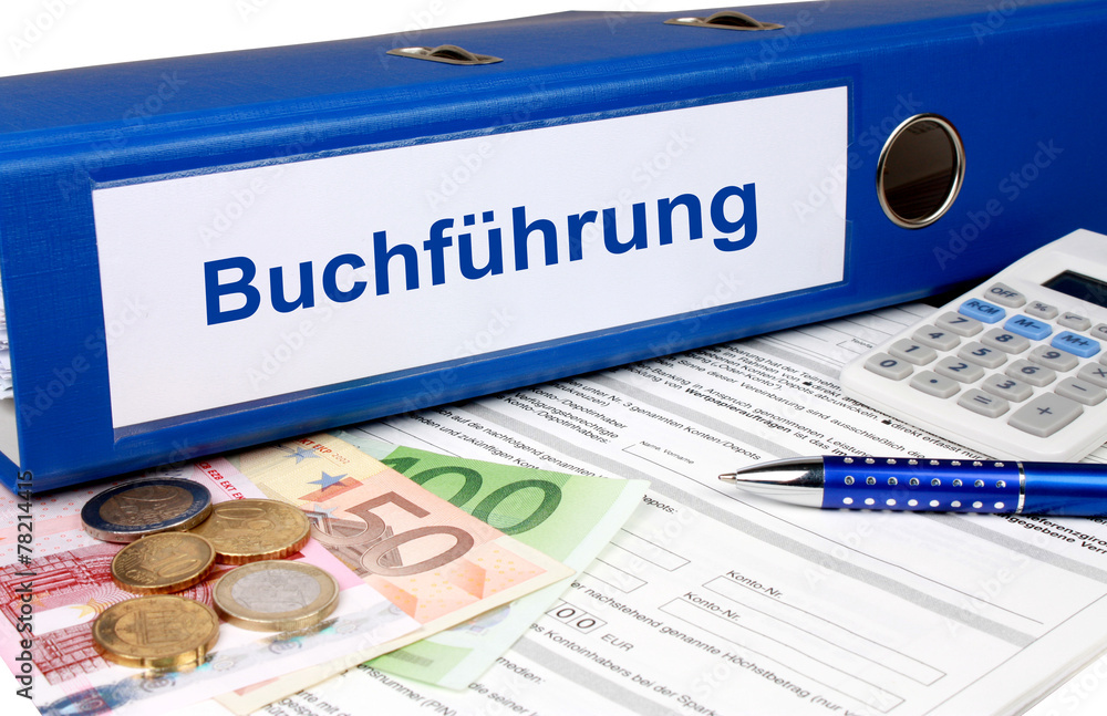 Naklejka premium Buchführung