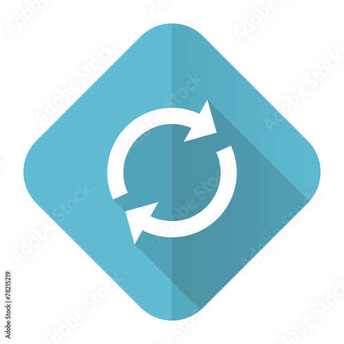 reload flat icon refresh sign