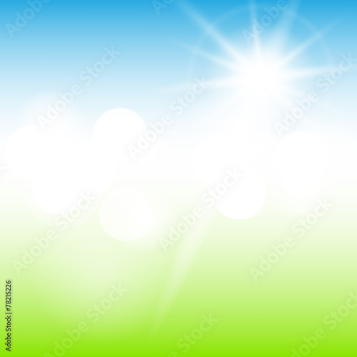 Nature sunny abstract summer background
