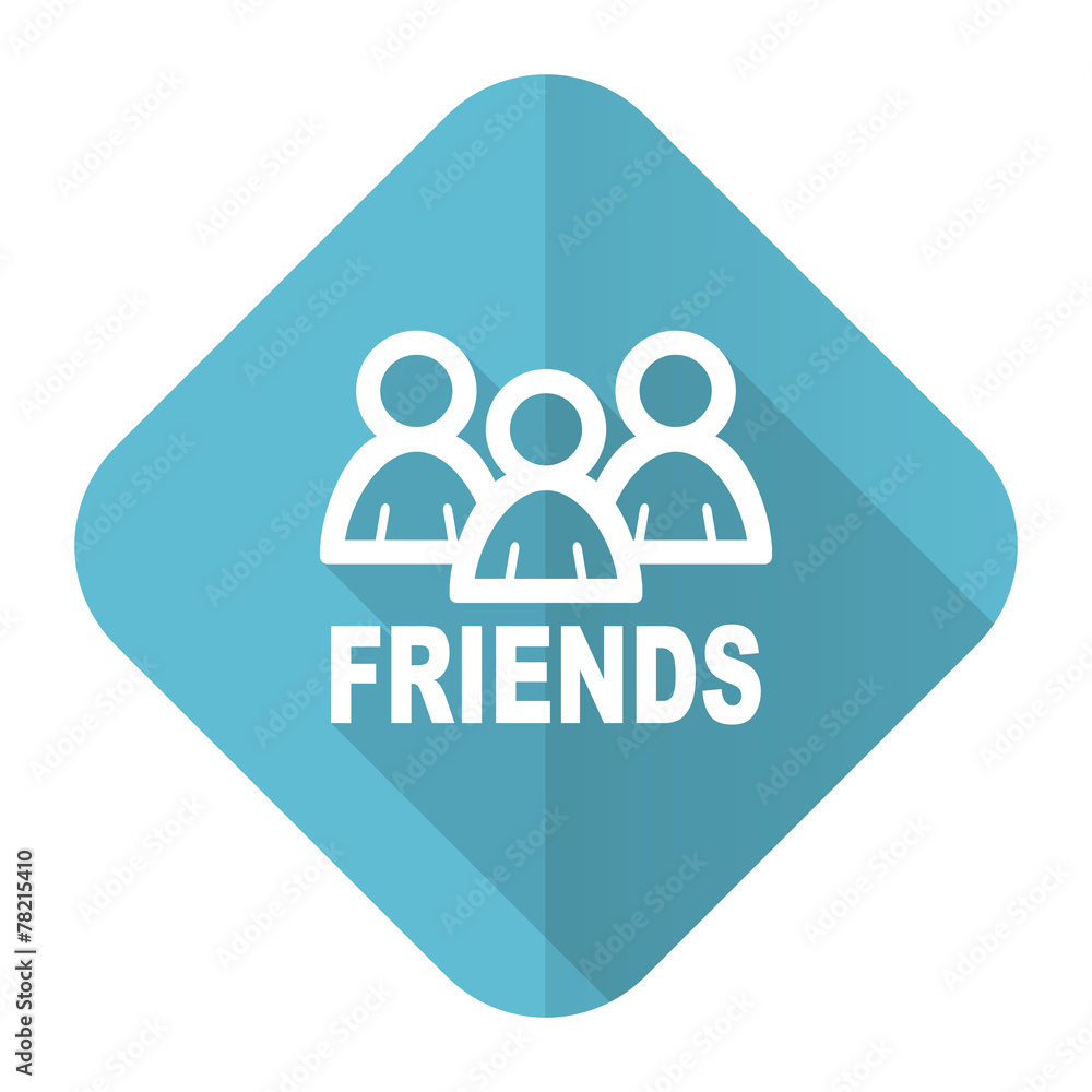 Obraz premium friends flat icon