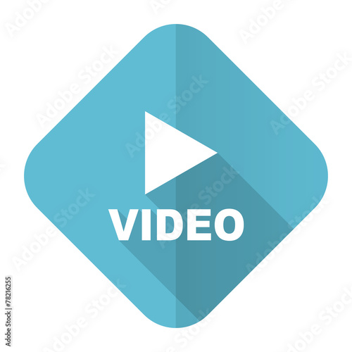 Free Download video flat icon - GFXLoad