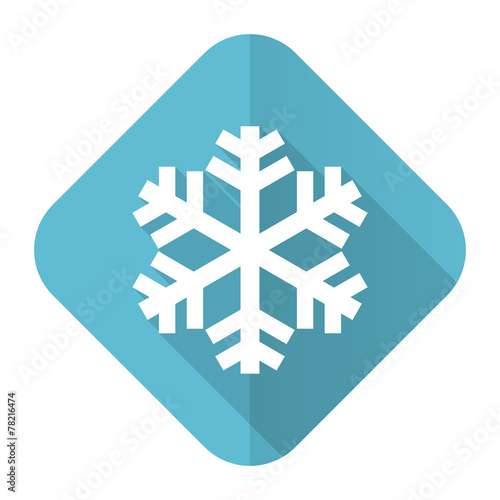 snow flat icon air conditioning sign