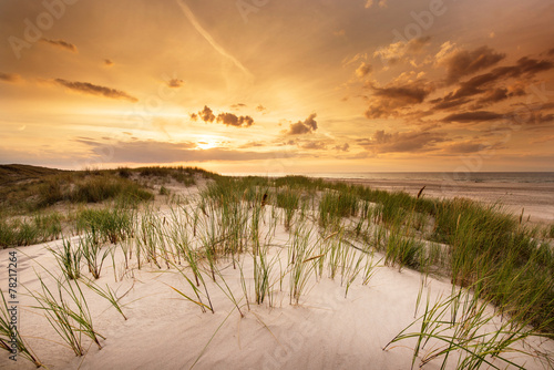 Sunset at Baltic sea