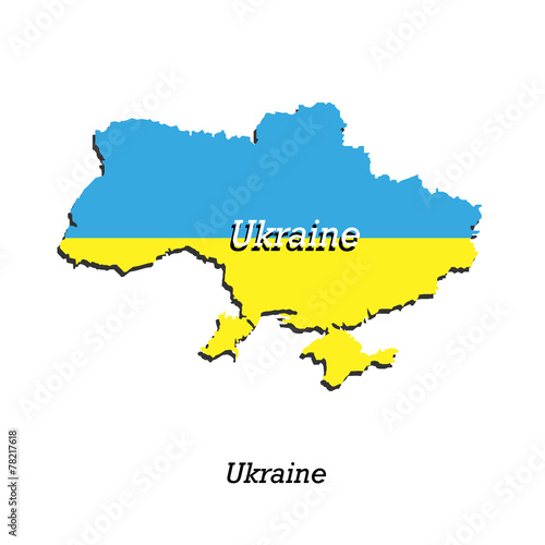 Map of Ukraine for your design