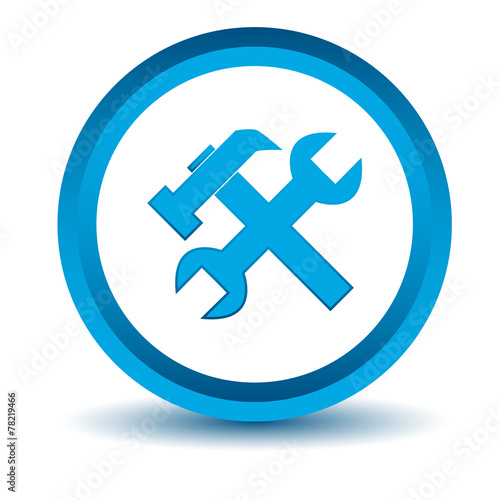 Blue repair icon