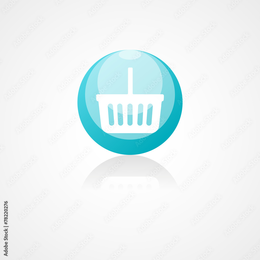 Shopping basket web icon Shopping basket web icon