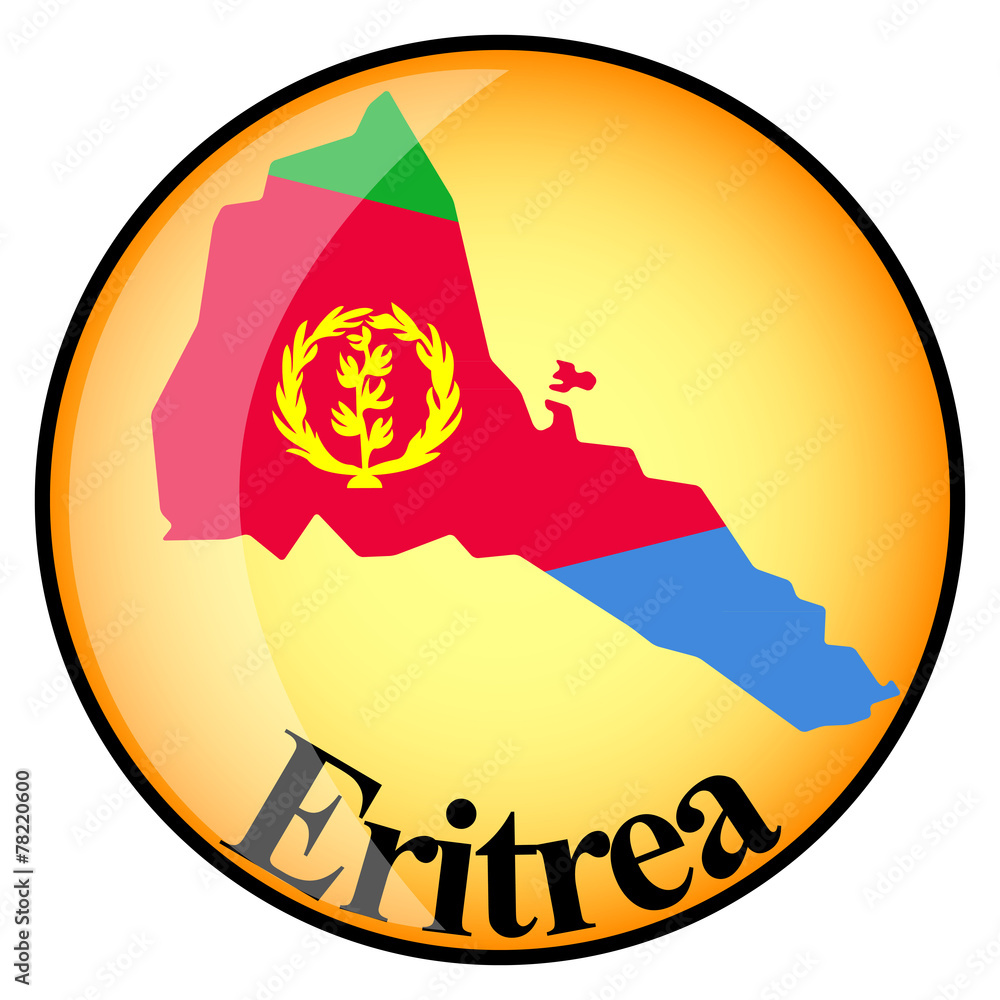 orange button with the image maps of button Eritrea
