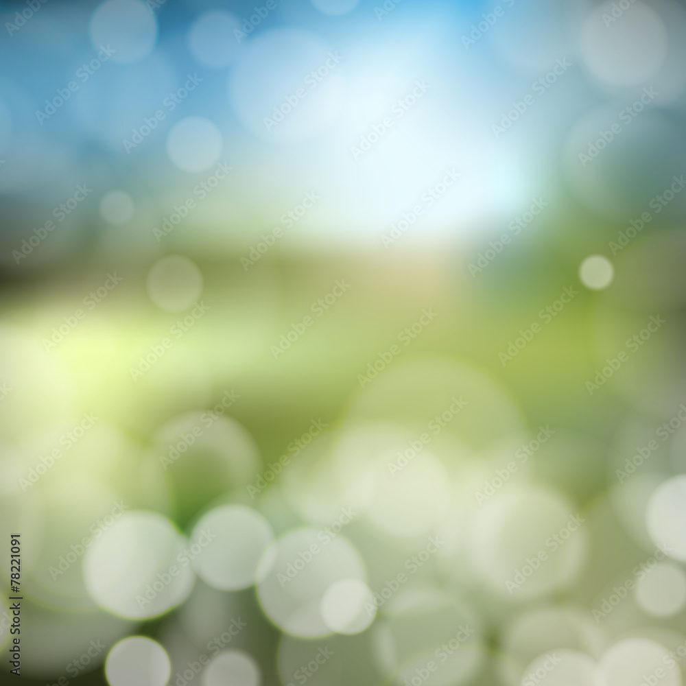 Obraz premium Blurry background with bokeh effect. Abstract vector