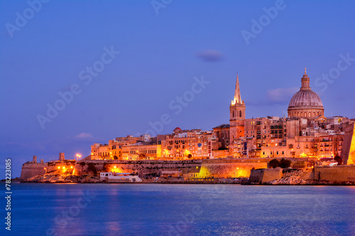 Valetta by night, Malta © davidionut