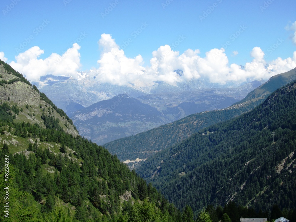Simplonpass in den Alpen - Schweiz