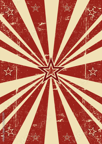 Red sunbeams stars