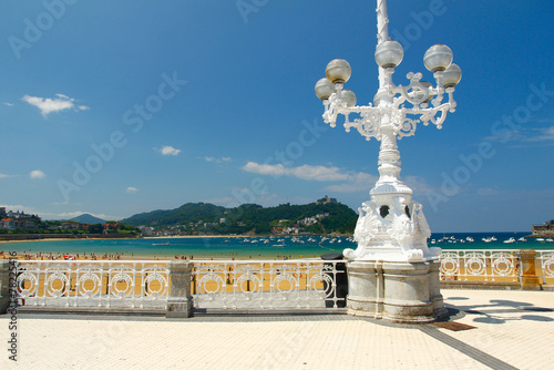 Photographie Embankment of La Concha at Donostia. Basque Country, Spain