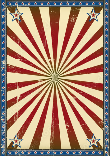 Retro poster patriotic background