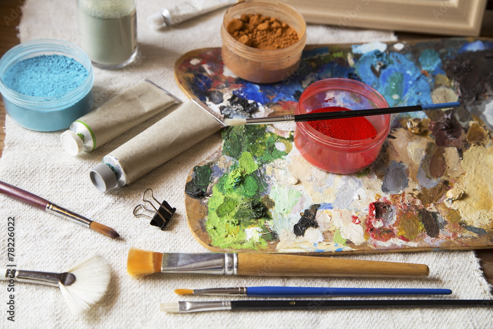 Fototapeta premium Painting equipments