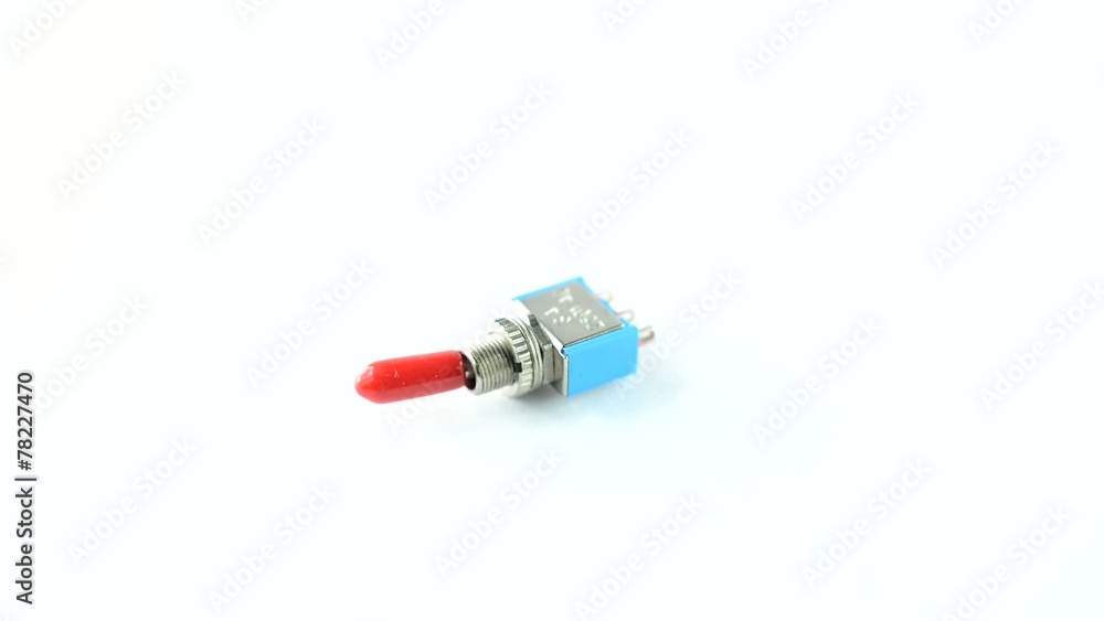 Power switch, rotation about an axis Power switch, rotation about an axis