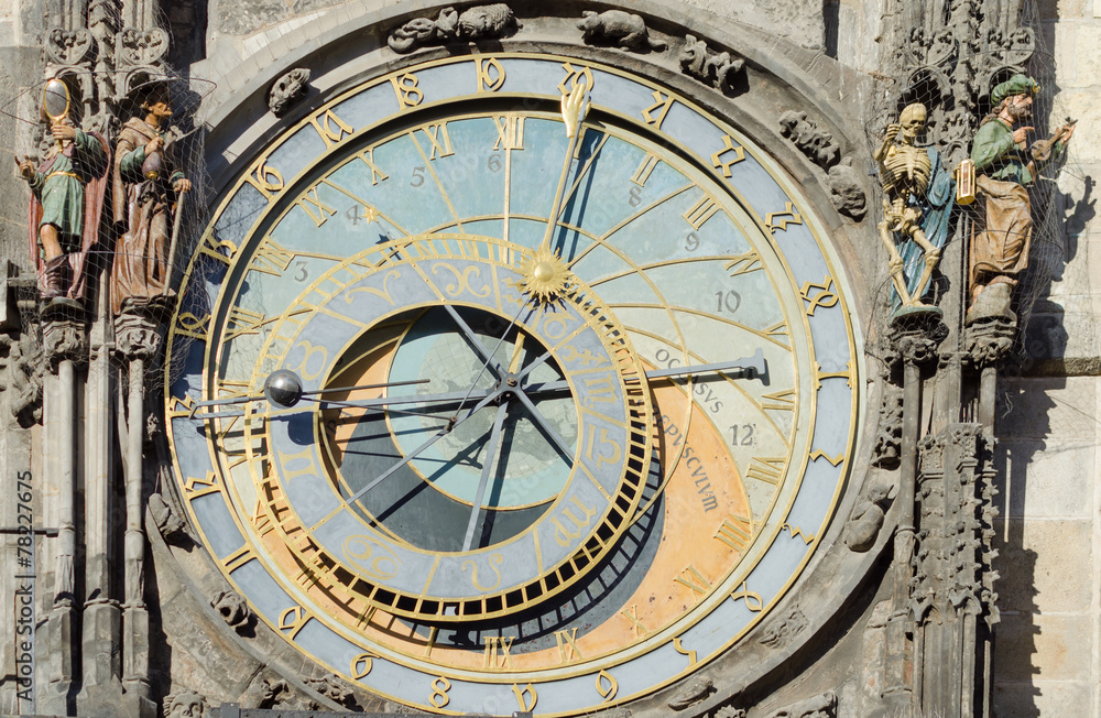 Historic clockwork in Prague
