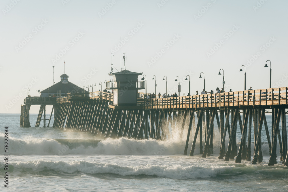 The fishing pier in Imperial Beach, California.