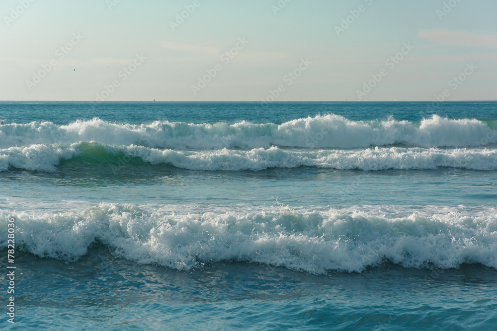 Waves in the Pacific Ocean, in Imperial Beach, California. Waves in the Pacific Ocean, in Imperial Beach, California.