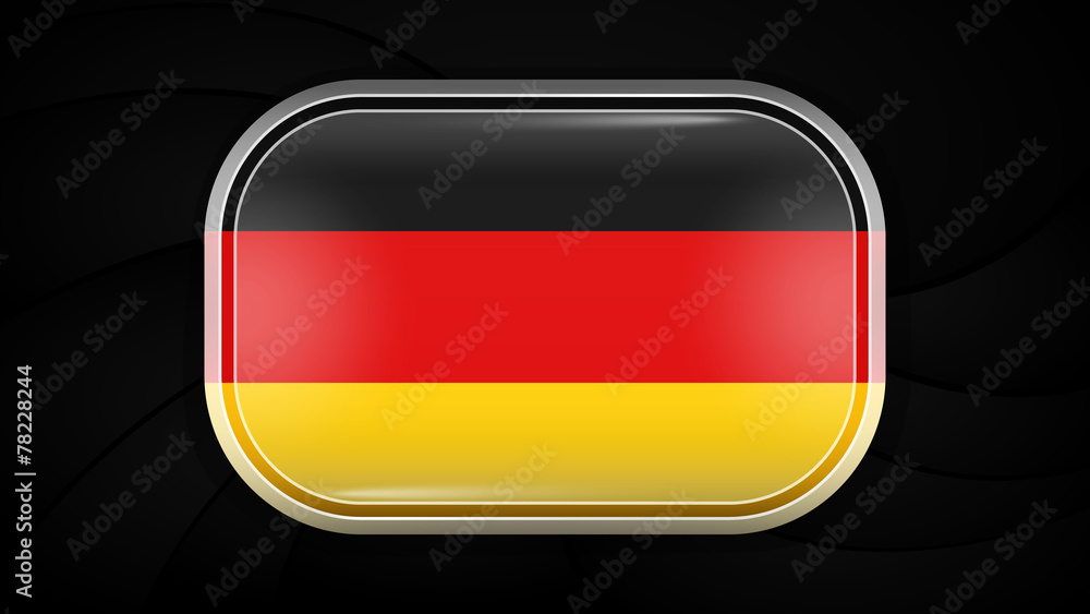 Germany. Vector Flag Button Series Germany. Vector Flag Button Series