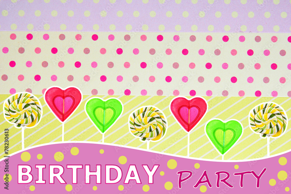 Colorful Birthday poster