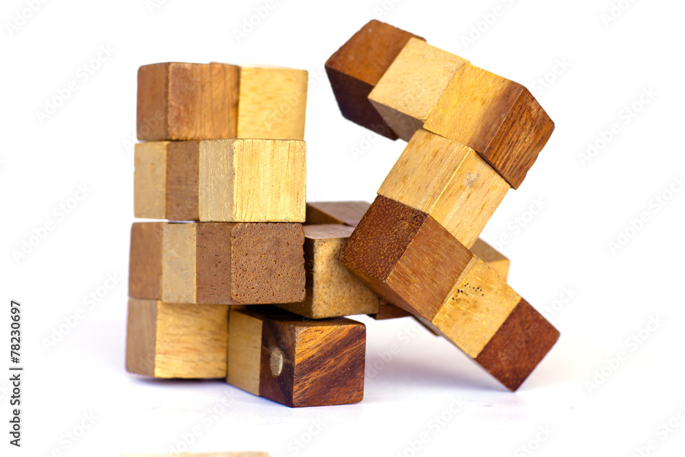 Obraz premium Scrambled Rubik's cube - Stock Image