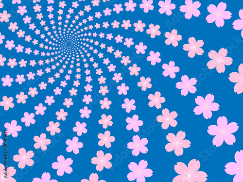 渦模様　さくら1