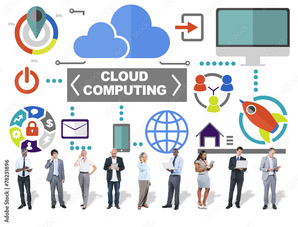 People Digital Device Global Communications Cloud Computing People Digital Device Global Communications Cloud Computing