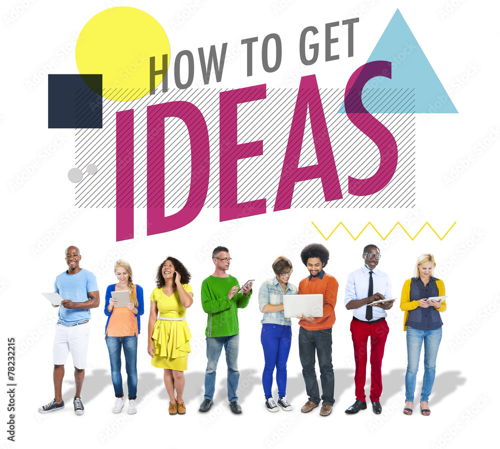 Fototapeta premium Ideas Thinking Concept Inspiration Creativity Concept