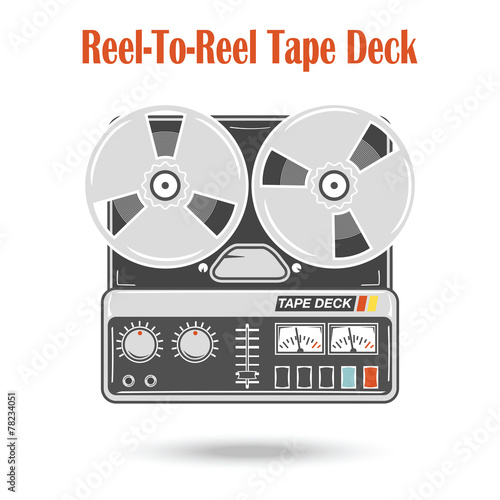 Reel to reel tape deck.