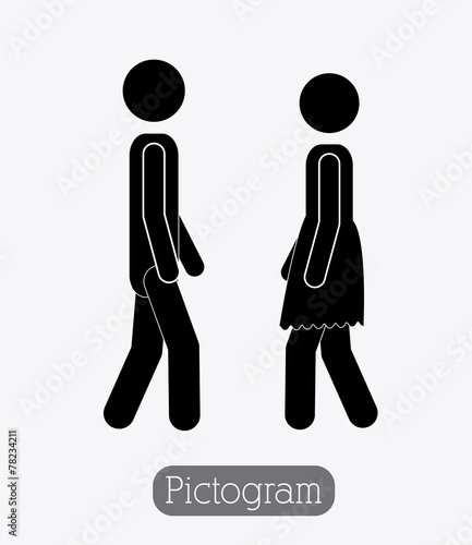 Couple design, vector illustration.