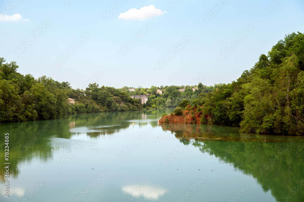 The river in south france, Vaucluse