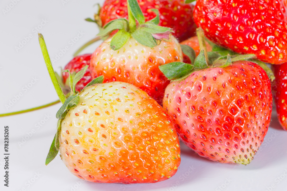 Close up Fresh Strawberry Close up Fresh Strawberry