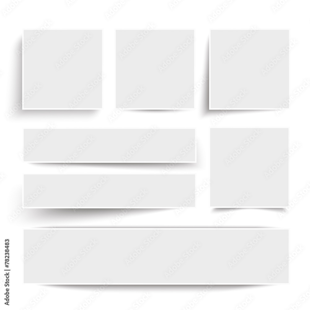 White Frame Banners White Frame Banners