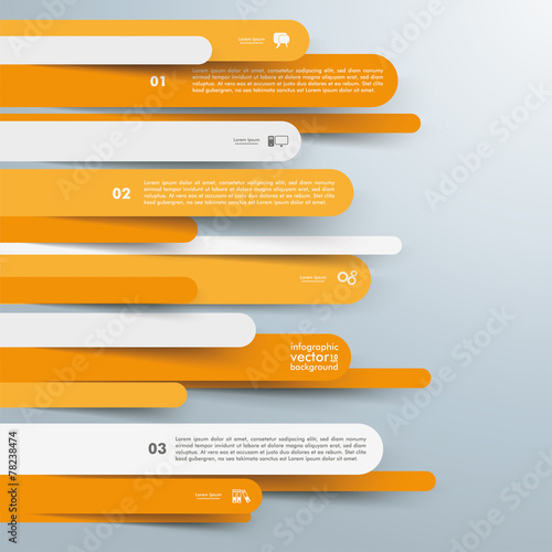 Paper Round Lines Brochure Infographic