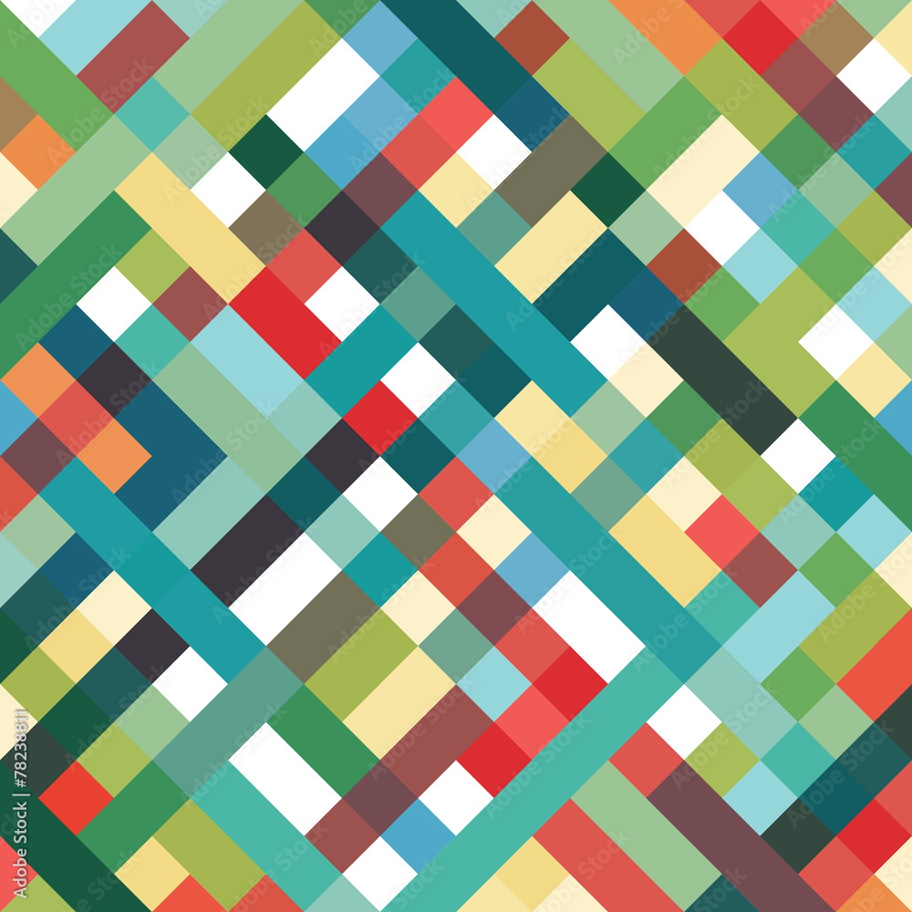 A retro geometric vector background A retro geometric vector background